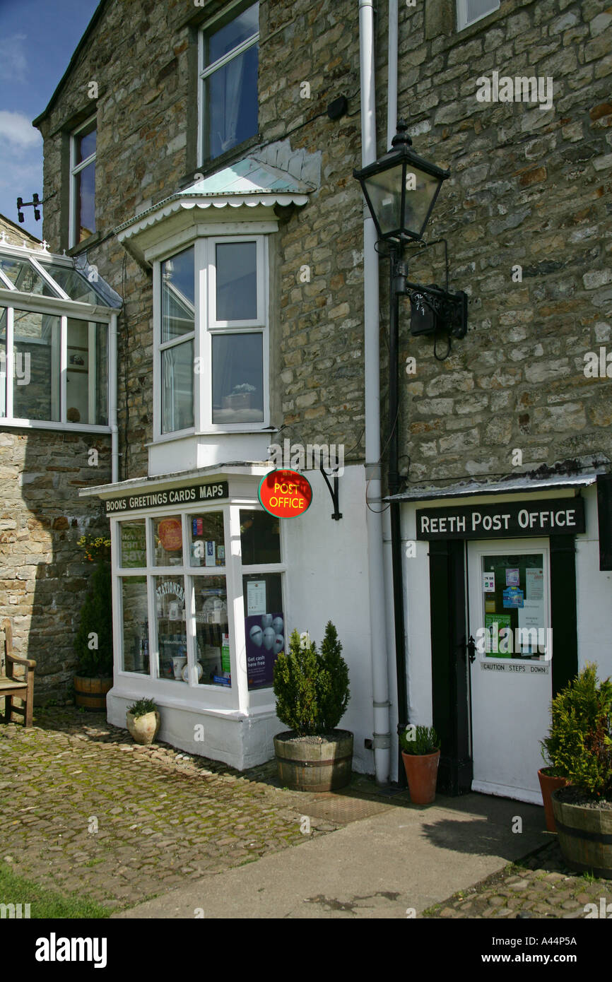 Il Post Offce Reeth Swaledale North Yorkshire Foto Stock