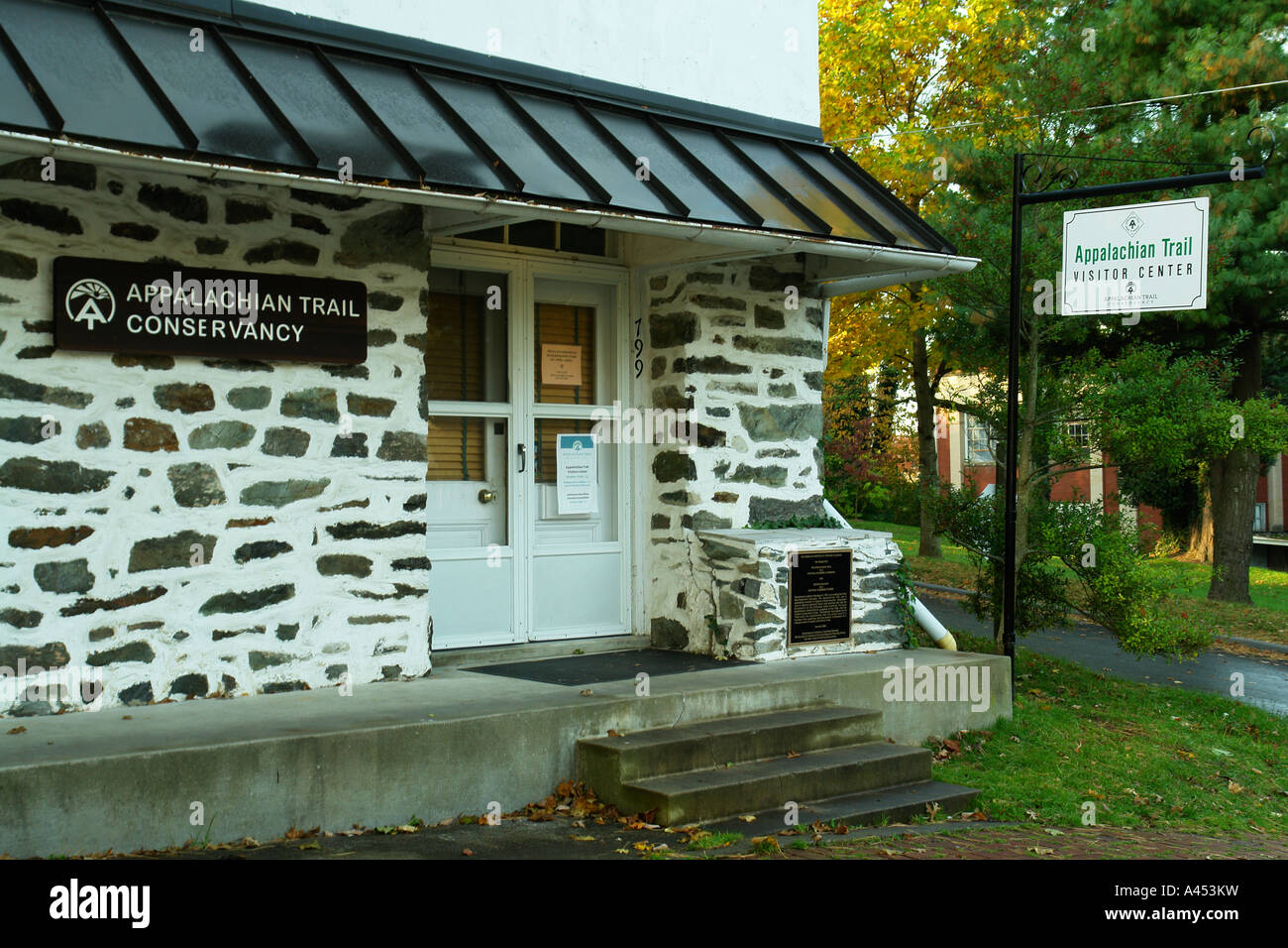 AJD53594, harpers Ferry, WV, West Virginia, Centro Storico, Appalachian Trail Visitor Center, Conservancy Foto Stock