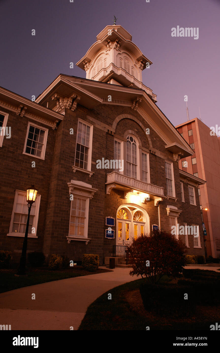 AJD53341, Allentown, PA, Pennsylvania, Lehigh County Courthouse, sera Foto Stock