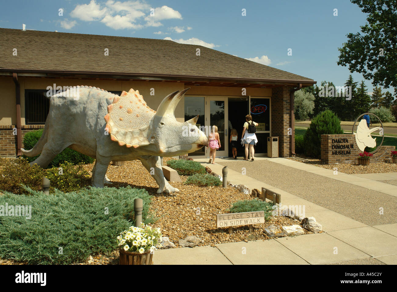 AJD57313, Dickinson, ND, North Dakota, Dakota Dinosaur Museum Foto Stock