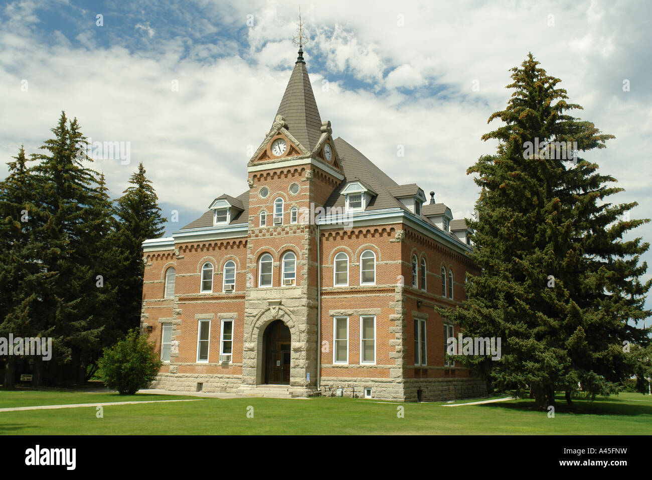 AJD56956, Boulder, MT, Montana, Jefferson County Courthouse 1889 Foto Stock