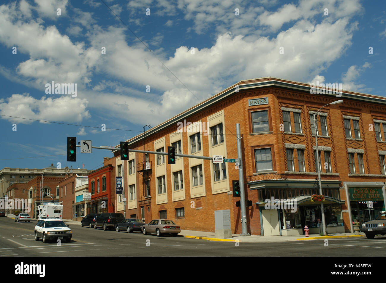 AJD56963, Butte, MT, Montana, downtown Foto Stock