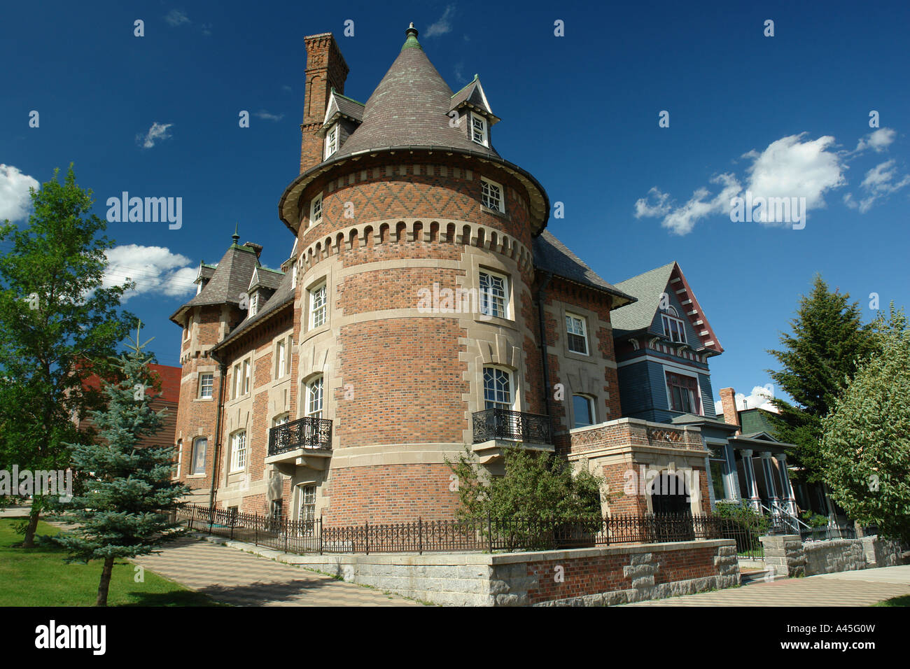 AJD57007, Butte, MT, Montana, Arts Chateau Foto Stock