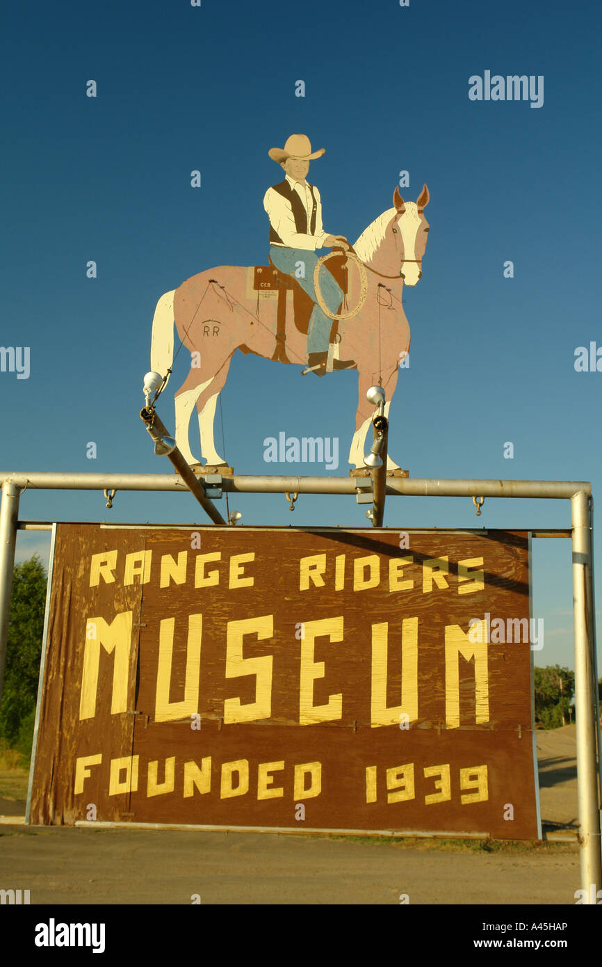 AJD57237, Miles City, MT, Montana, gamma piloti Museum Foto Stock