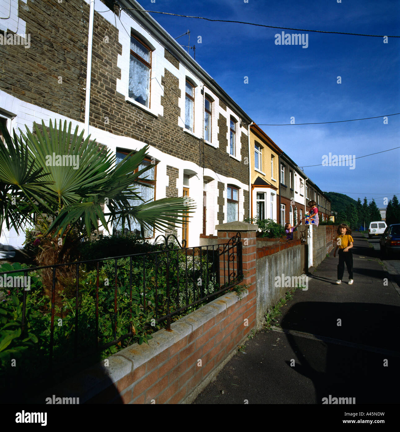 Cardiff Galles Può Road Taffs ben Foto Stock