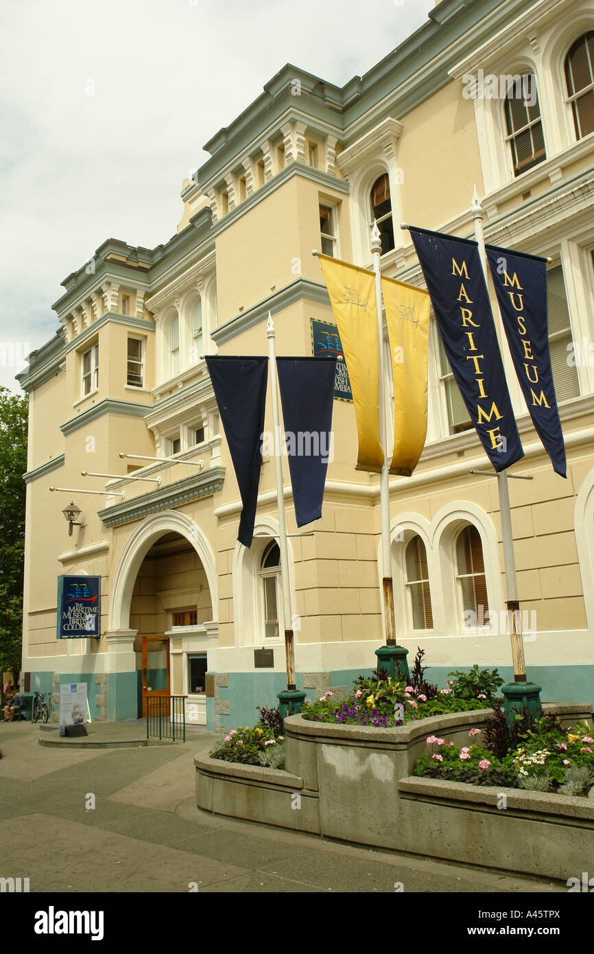 AJD55715, Victoria, British Columbia, Canada Vancouver Island, in centro, il Museo Marittimo della British Columbia Foto Stock