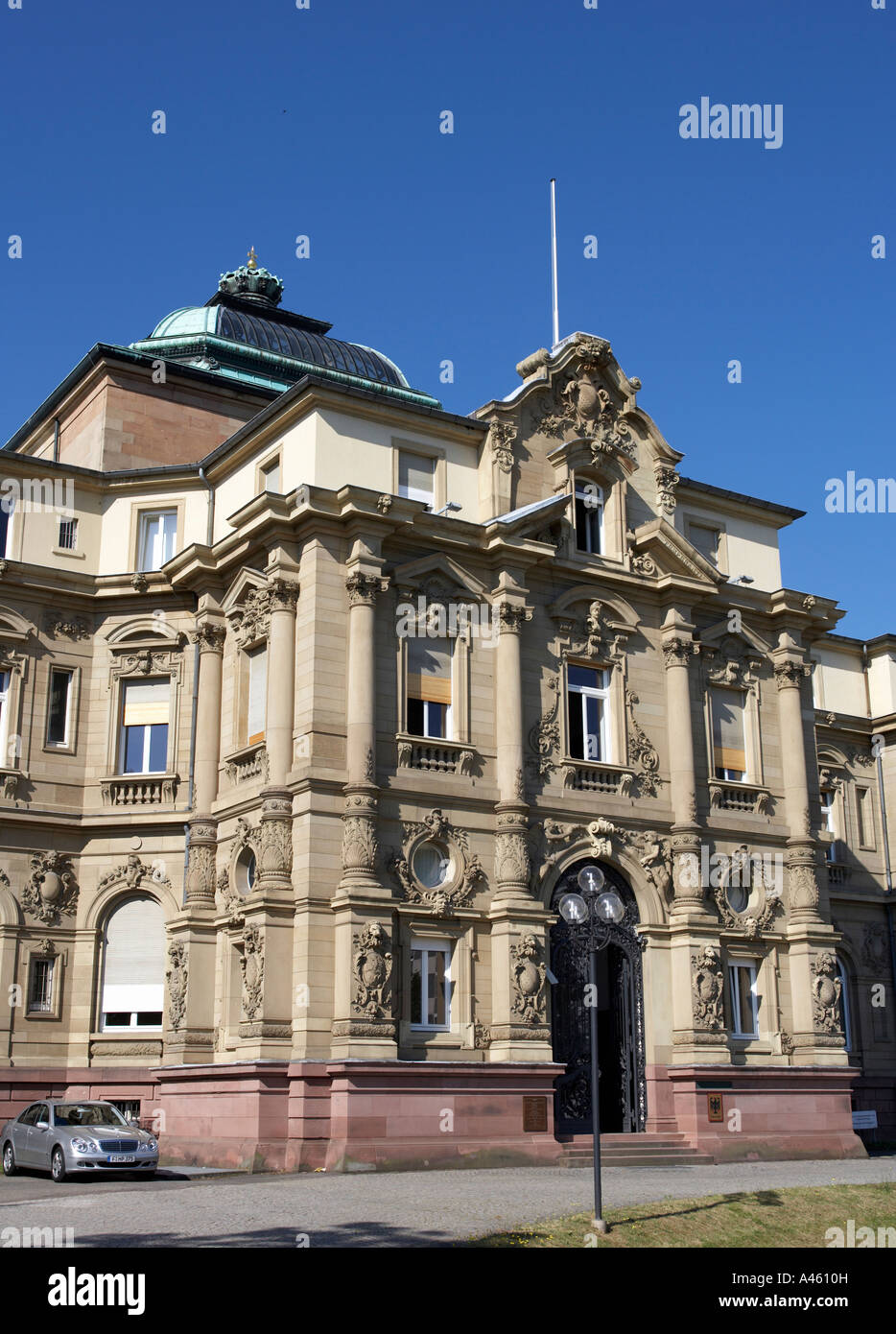 La Corte Federale Costituzionale Palazzo di Karlsruhe in Germania Foto Stock