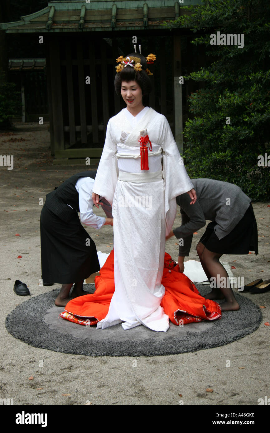 Sposa Tokio Braut Foto Stock