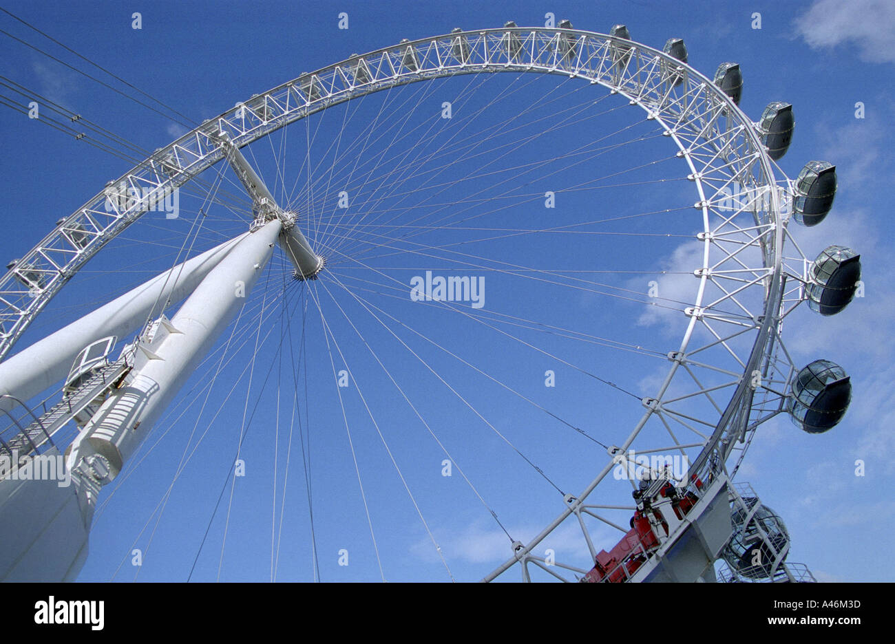 Il British Airways London Eye, meglio noto come il Millenium ruota" Foto Stock