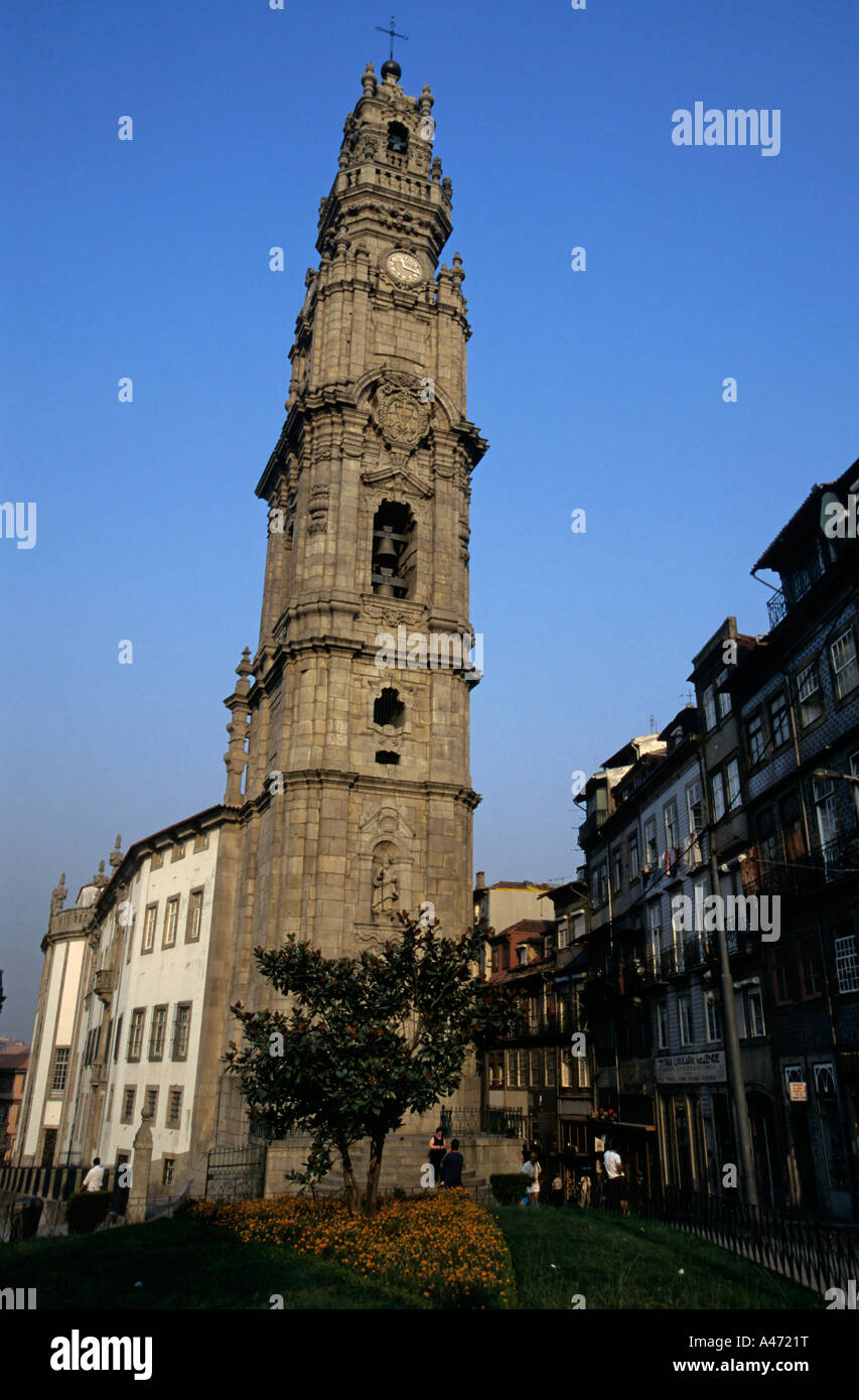 Torre dos Clerigos, Porto, Portogallo Foto Stock