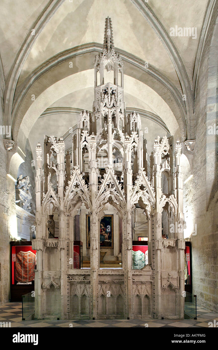 La camera chiamata: salle du Trésor. Cattedrale di Notre Dame des Doms, Avignon, Francia. Foto Stock