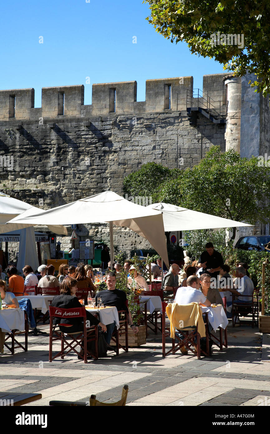 La piazza Crillon, Avigon, Francia. Foto Stock