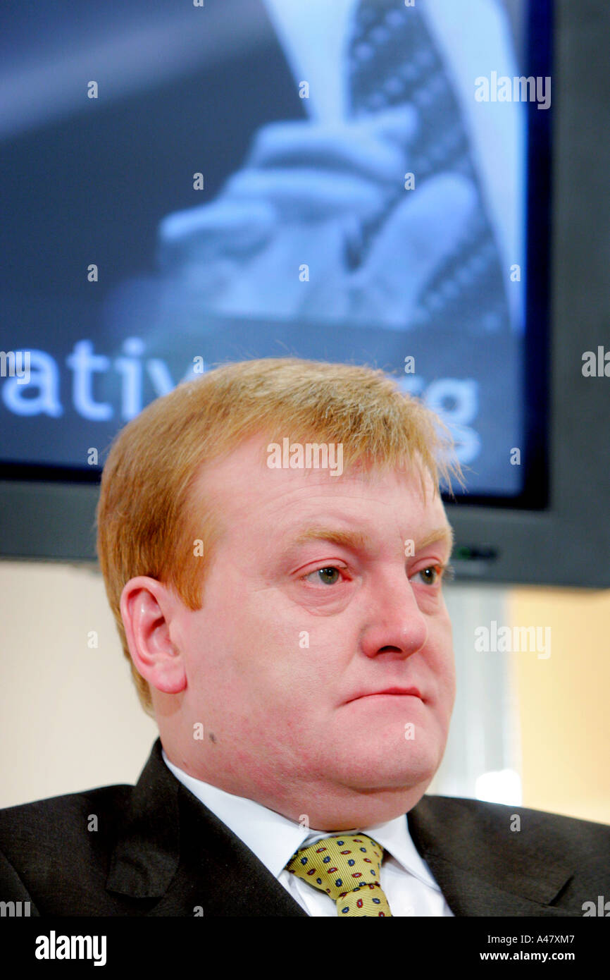 Charles Kennedy, ex lib dem leader durante la campagna elettorale nel 2005.Copyright Fotografia JAMIE SIMPSON +447949696983 Foto Stock