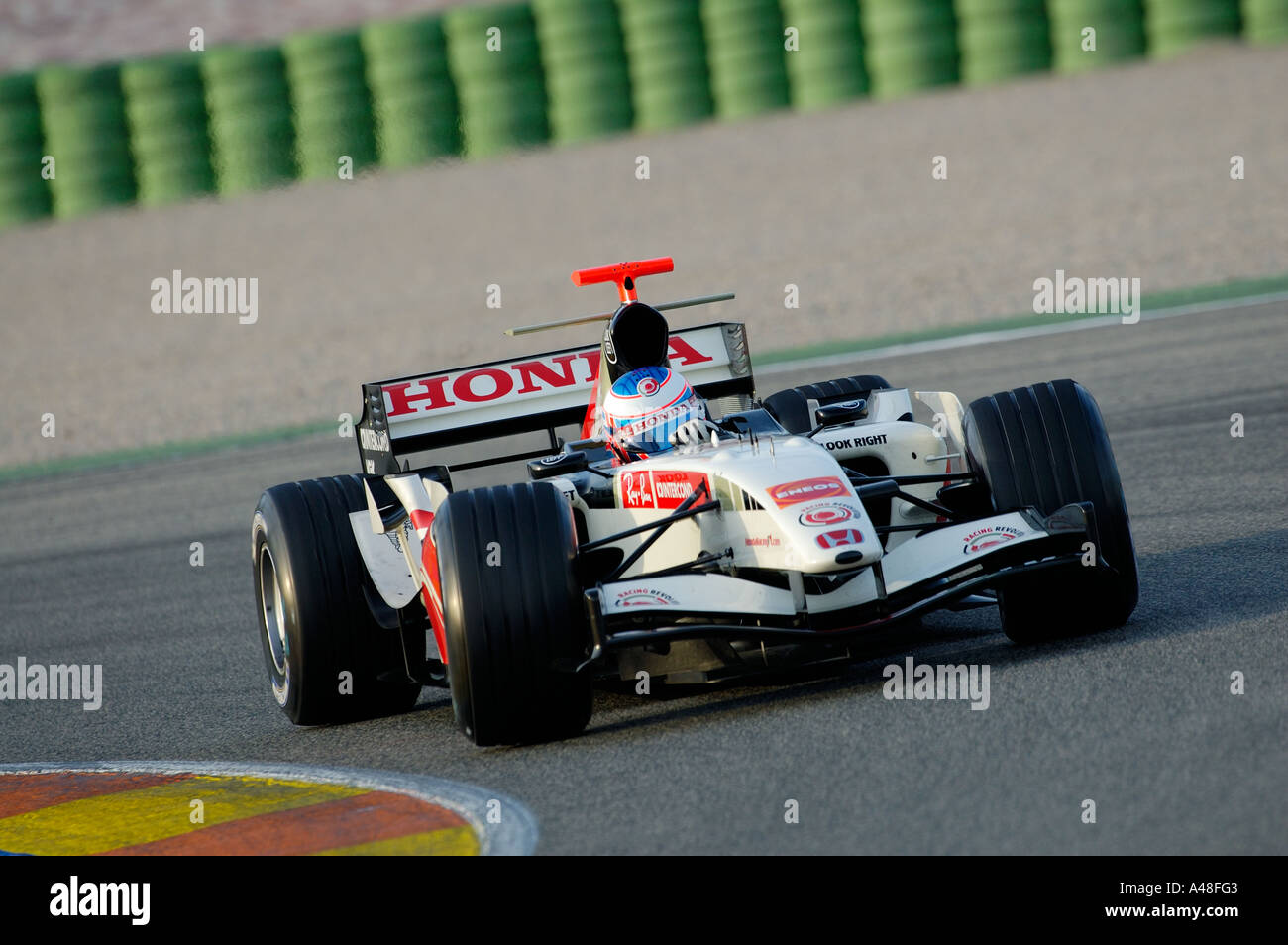 Jenson Button, BAR Honda Foto Stock