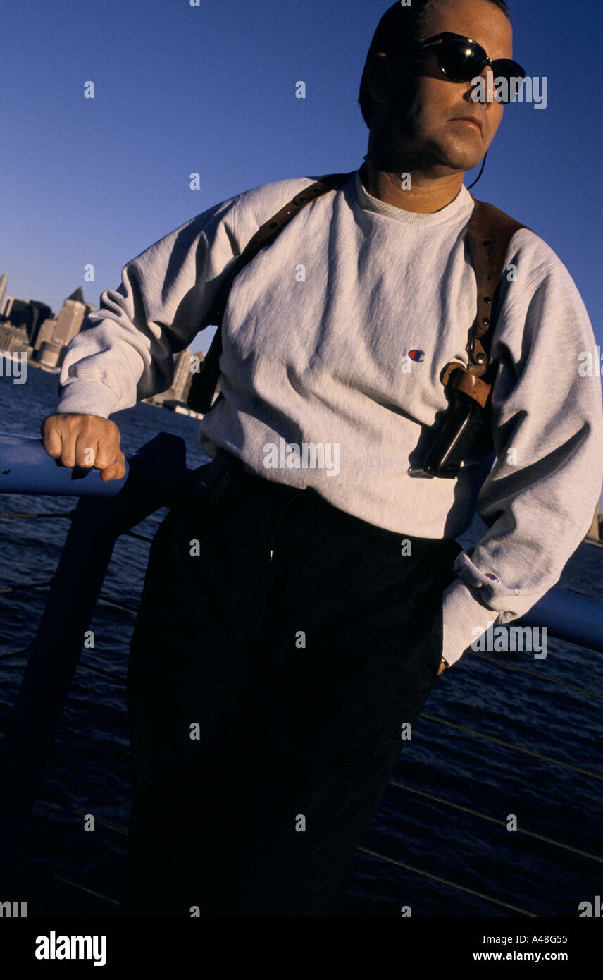 Mike Emilianow un detective privato in New Jersey USA Foto Stock