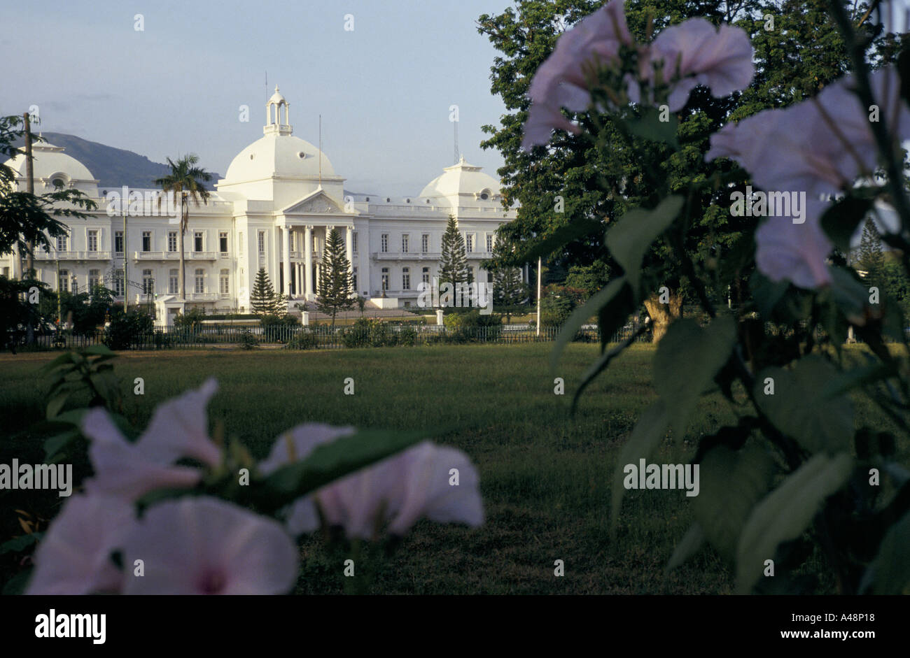 La haitian national palace Port au Prince Foto Stock