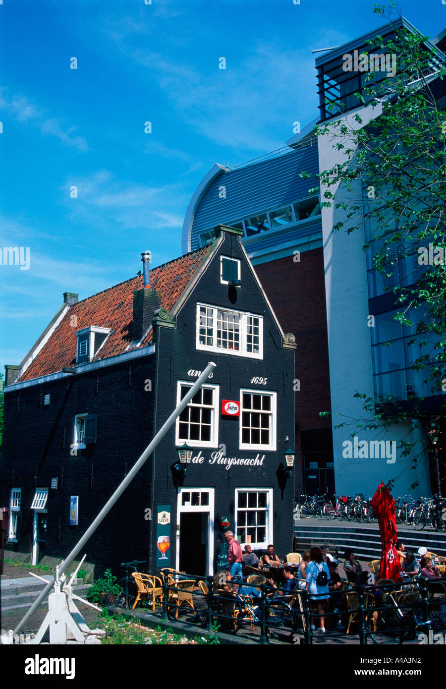 Cafe 'De Sluyswacht' / Amsterdam Foto Stock