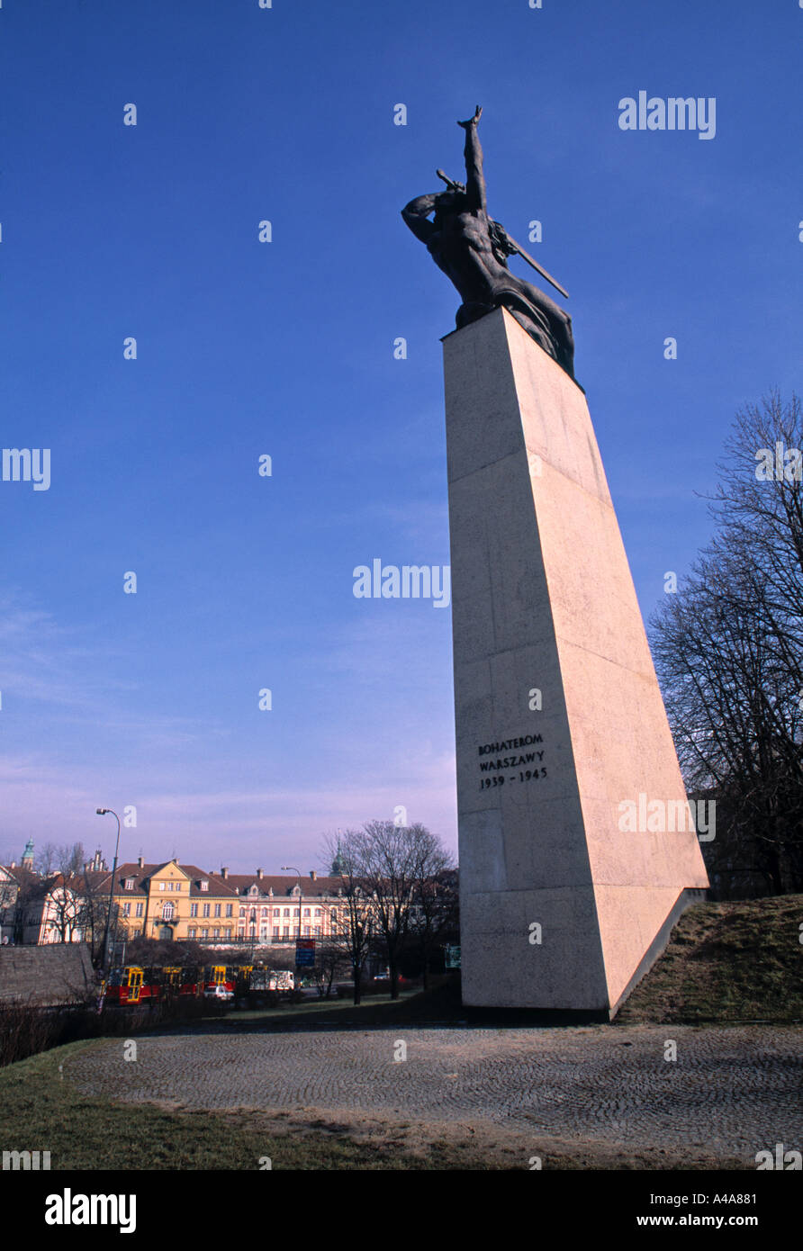 Seconda Guerra Mondiale Memorial, Varsavia, Polonia Foto Stock