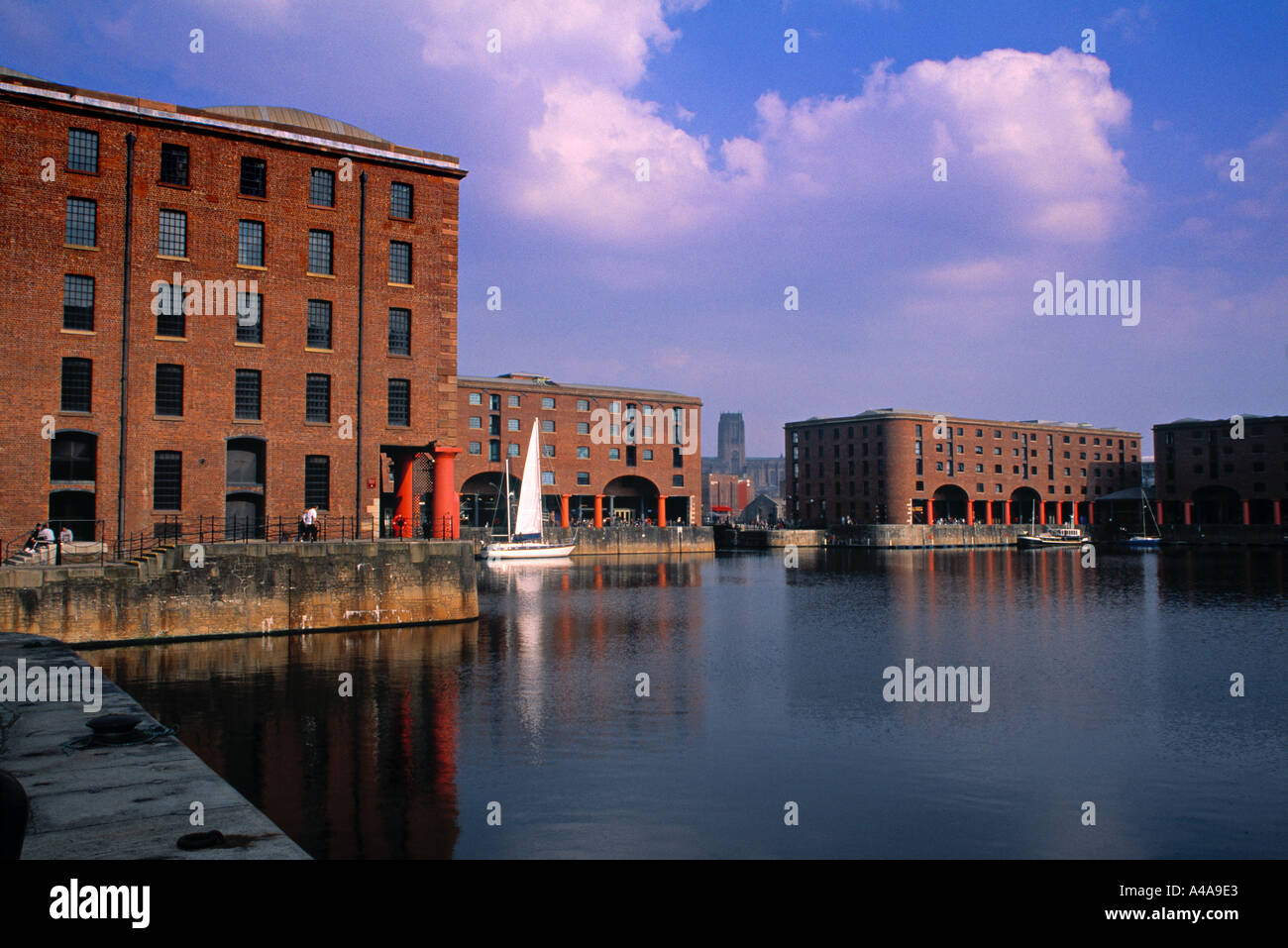 Albert Dock, Liverpool, in Inghilterra Foto Stock