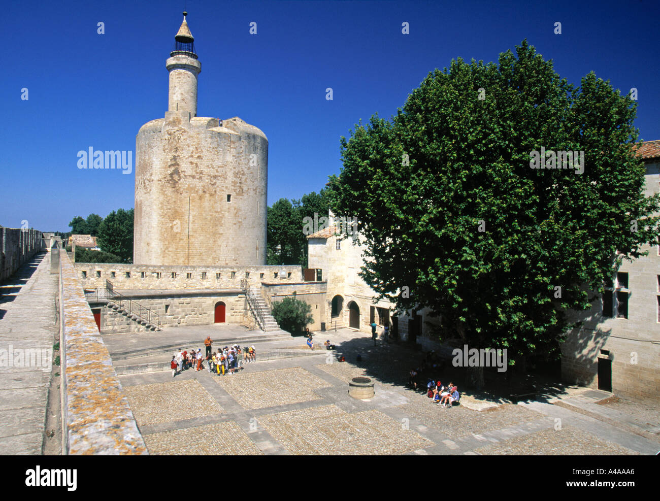 Tour de Costanza, Aigues Mortes, Provenza, Francia Foto Stock