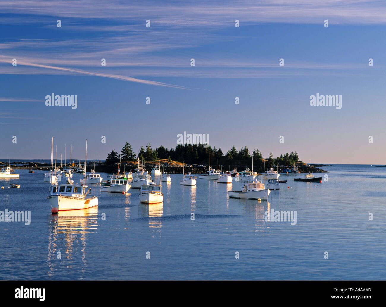 Isola di Vinalhaven, Maine, Stati Uniti d'America Foto Stock
