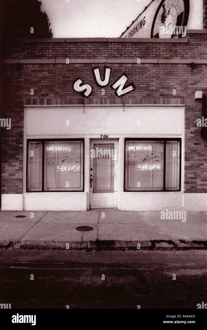 Sun Studio di registrazione, Memphis, Tennessee, Stati Uniti d'America Foto Stock