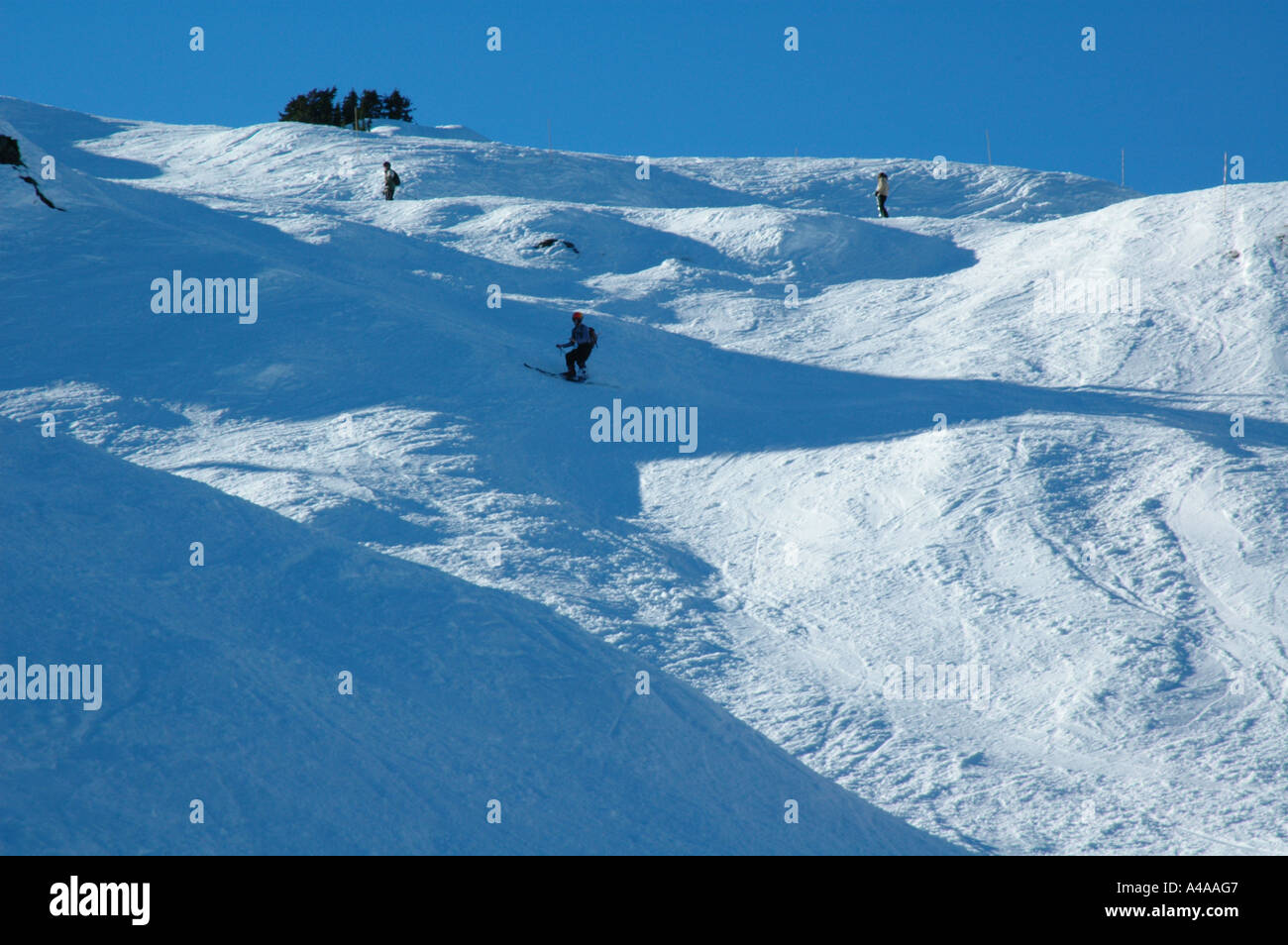 Mt. Baker sciatore Foto Stock