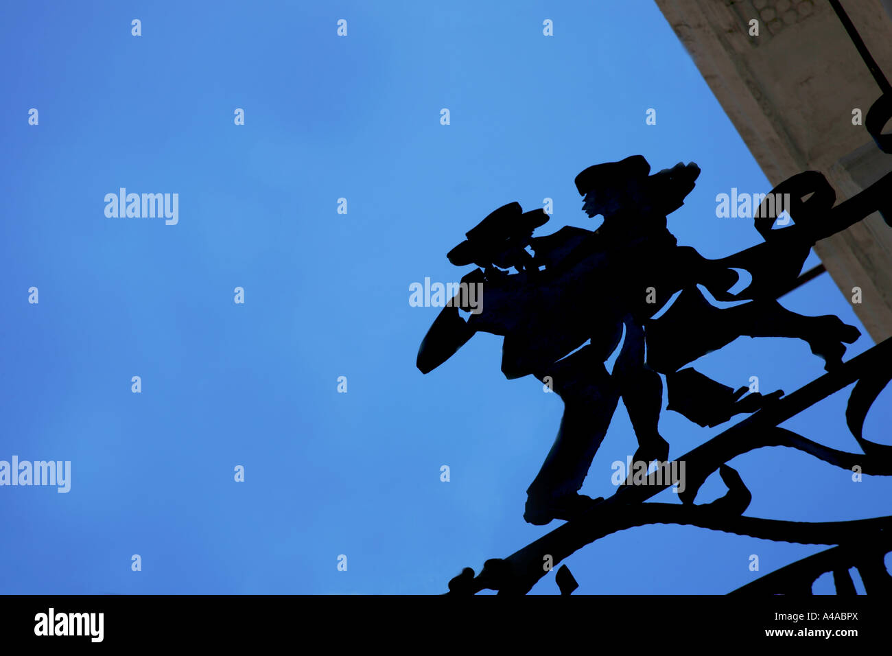 Silouette segno di tango Foto Stock