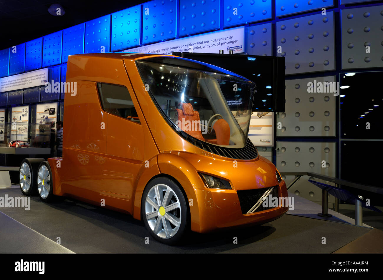 Volvo Truck BeeVan concetto veicolo modello in scala al North American International Auto Show 2007 Foto Stock