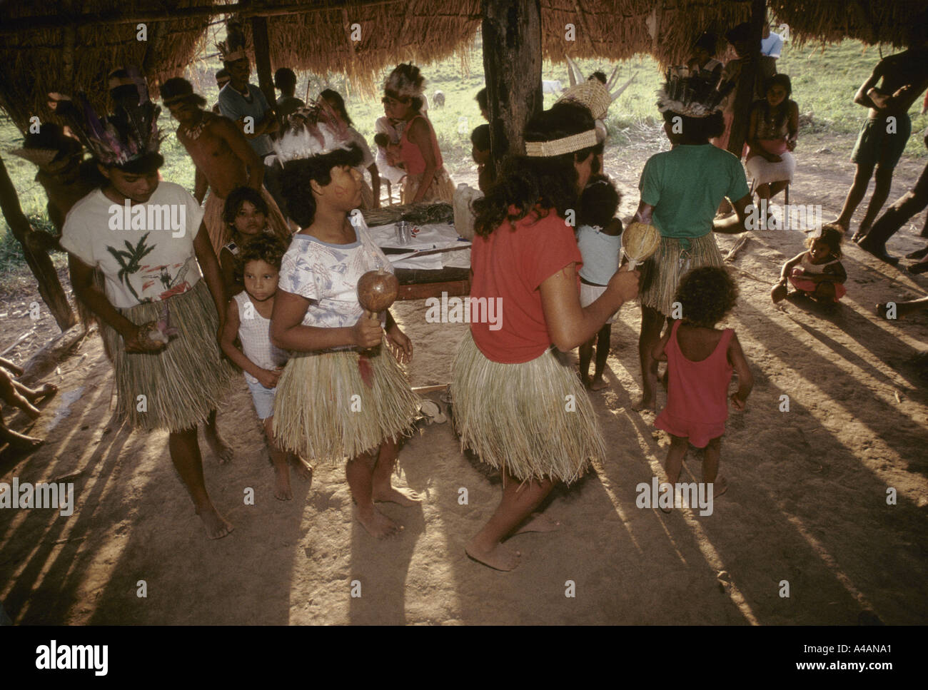 Pataxou indiano prenotazione Bahia Provincia del Brasile Foto Stock