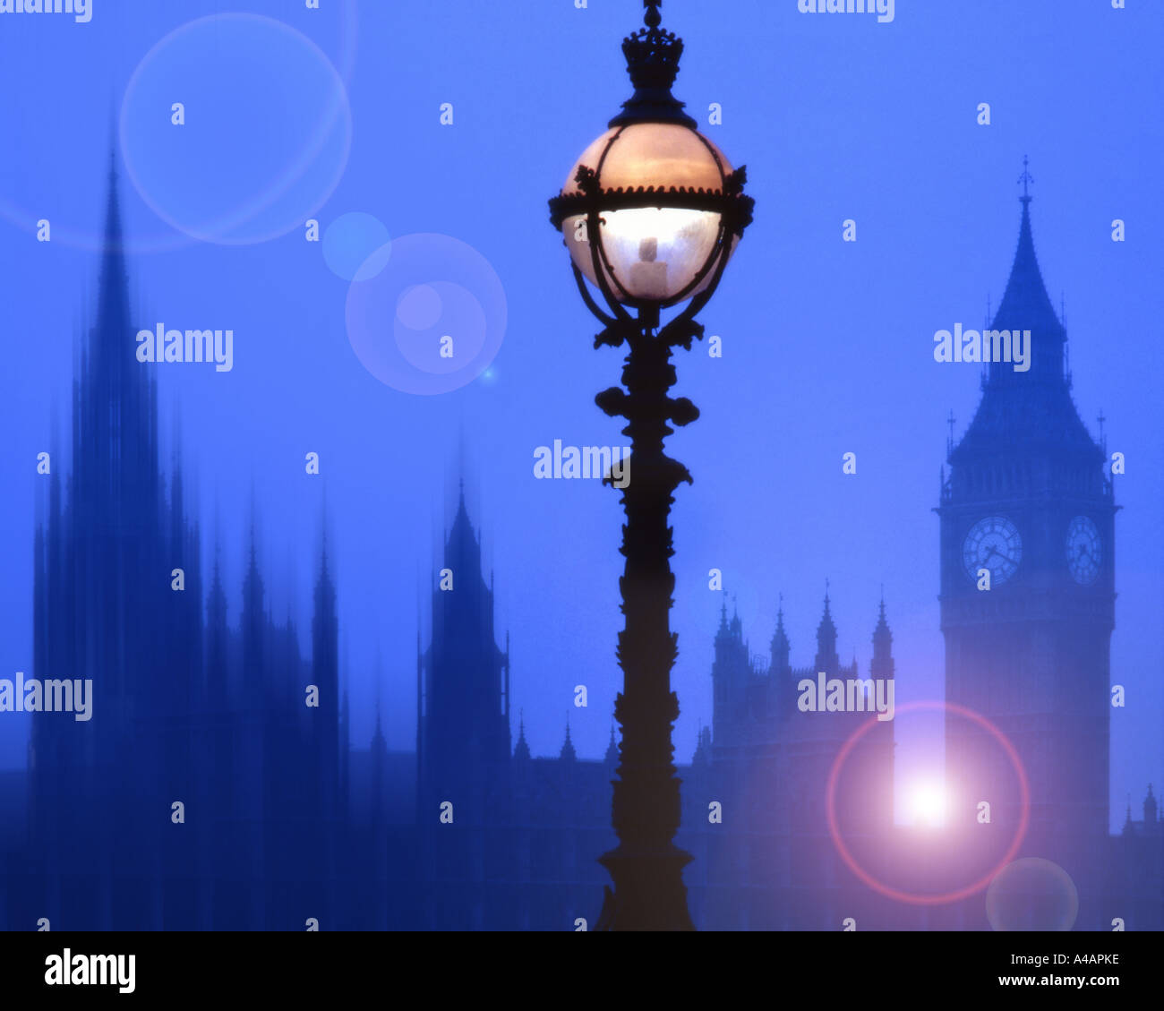 GB - LONDON: la Casa del Parlamento e dal Big Ben Foto Stock