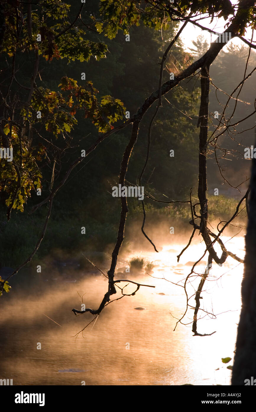 Piscataquog River nuova Boston New Hampshire Foto Stock