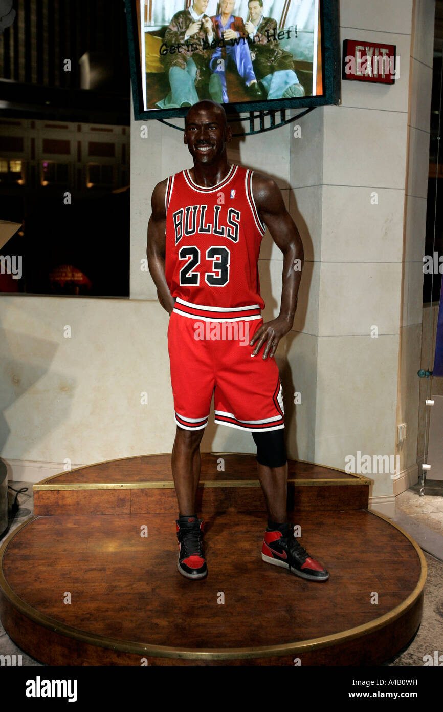 Noi LAS VEGAS Basketbalstar Michael Jordan a Madame Tussaud PHOTO GERRIT DE HEUS Foto Stock