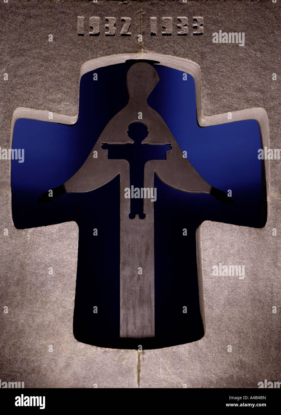 Croce concettuale Foto Stock