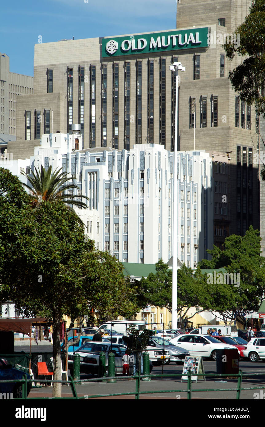 Il vecchio edificio reciproco Città del Capo Sud Africa International financial services group di società Foto Stock