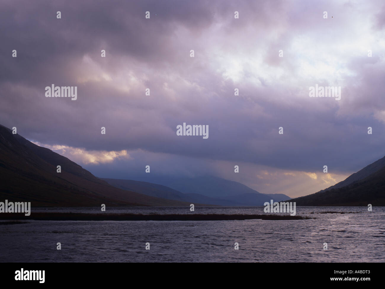 Loch Etive Scotish Highlands Ottobre Foto Stock