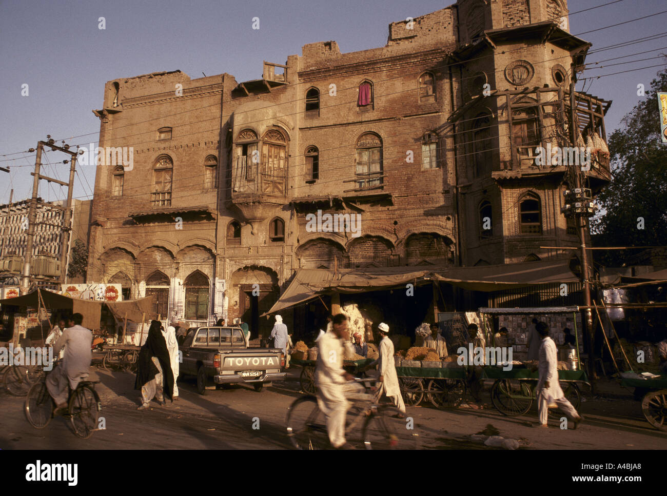 Scena di strada a Multan, sud del Punjab, Pakistan Foto Stock