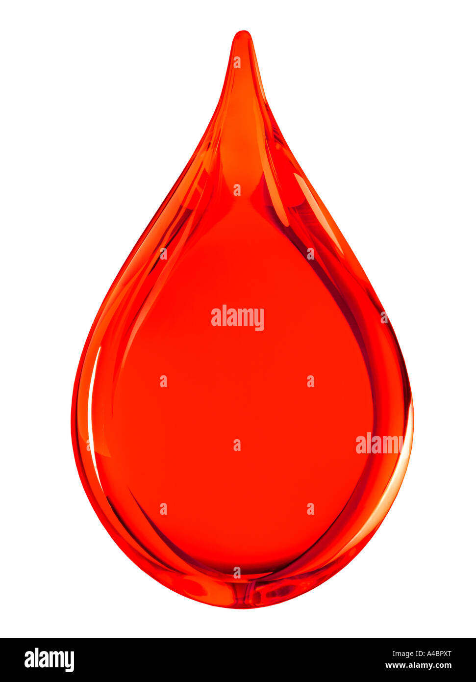 Goccia di sangue. Foto da Paddy McGuinness paddymcguinness Foto Stock