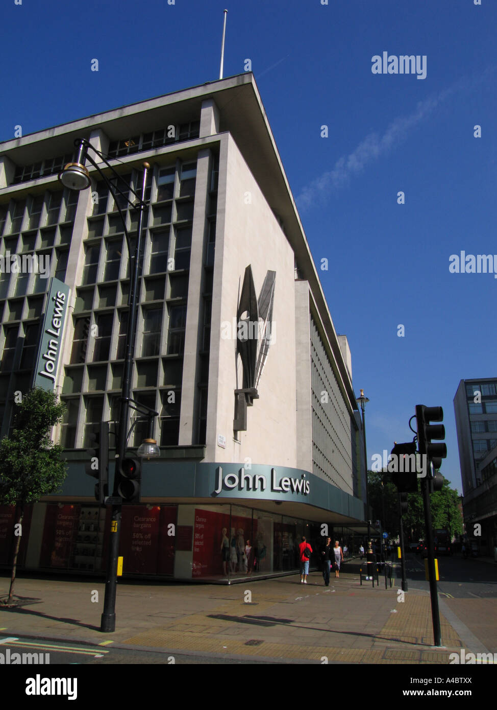 John Lewis department store in Oxford Street City of Westminster London REGNO UNITO Foto Stock