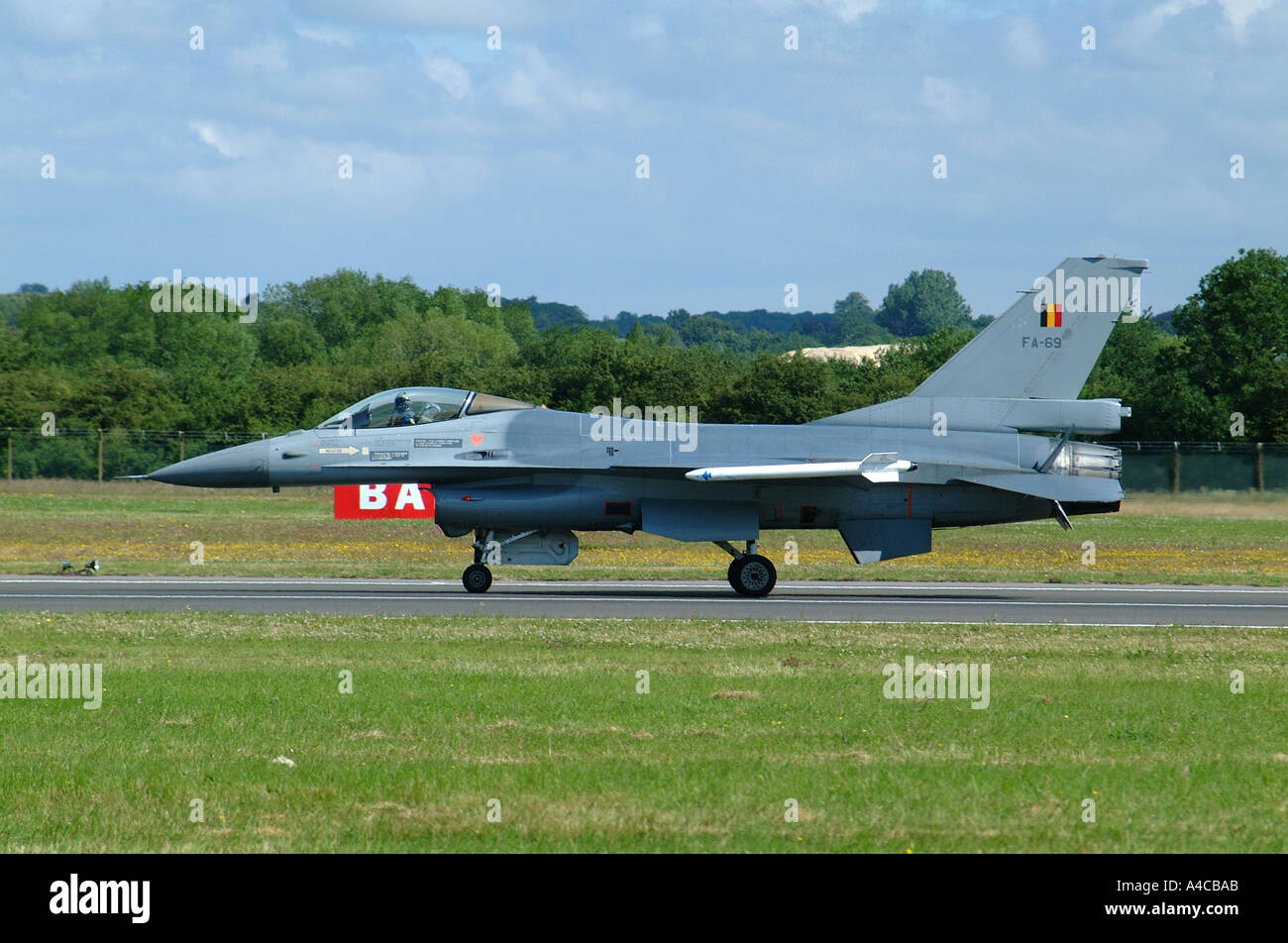 F16 Fighting Falcon del Belgio Air Force Foto Stock