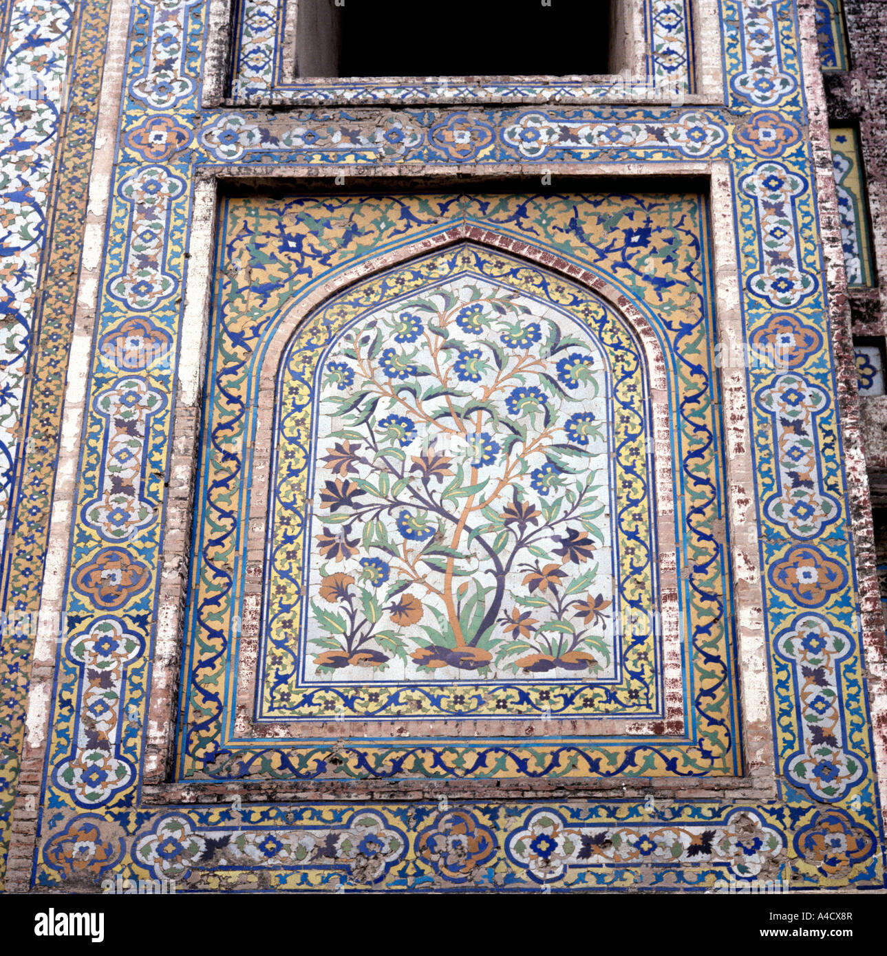 La moschea di Wazir Khan, Lahore, Pakistan Foto Stock