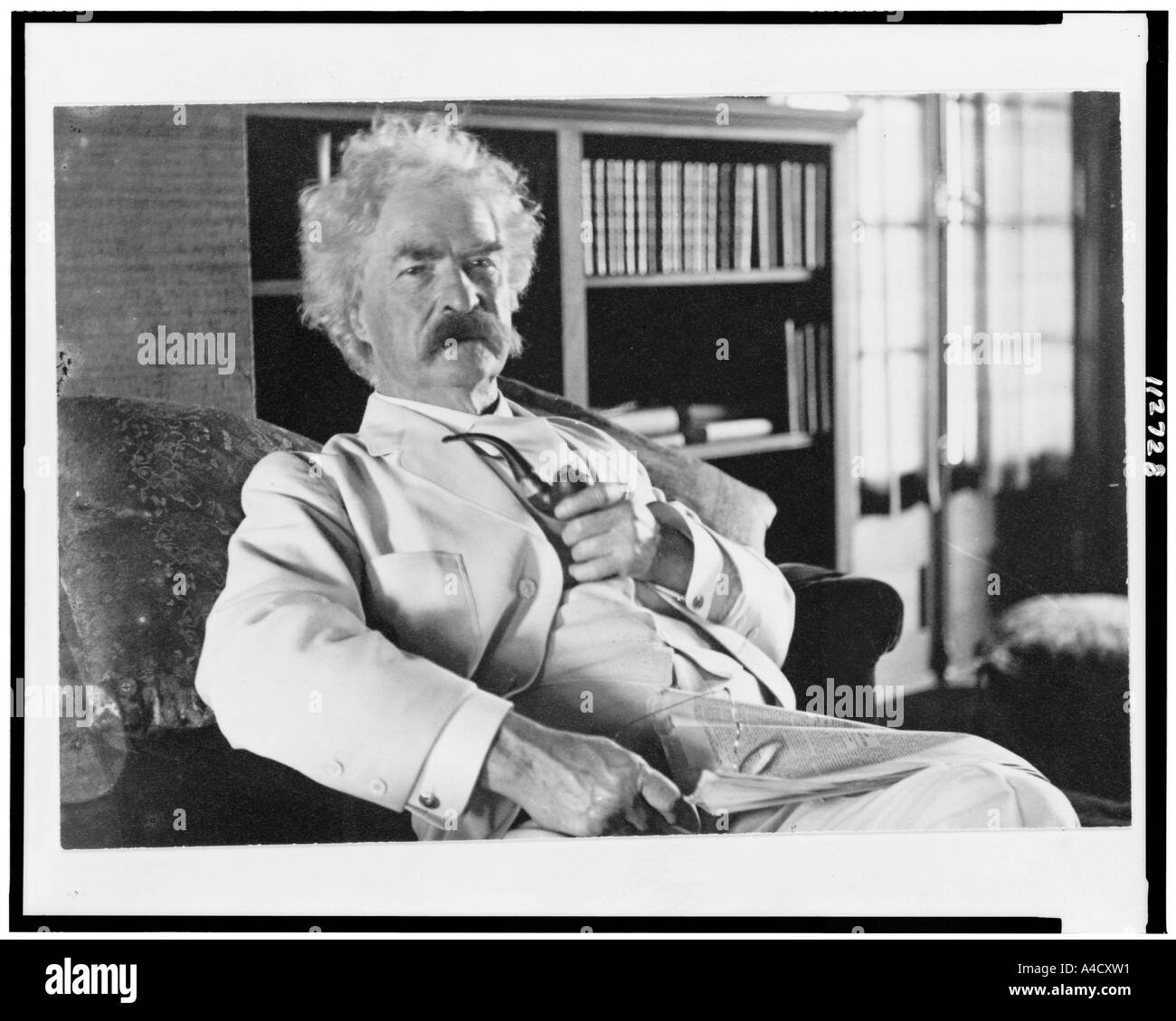 Mark Twain grande scrittore americano Foto Stock