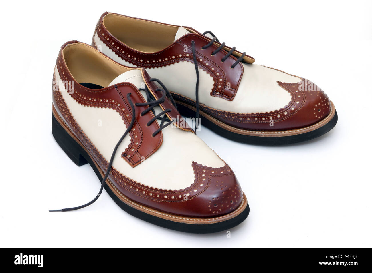 Vintage in due toni di scarpe da ballo, Tony Rusecki Foto Stock