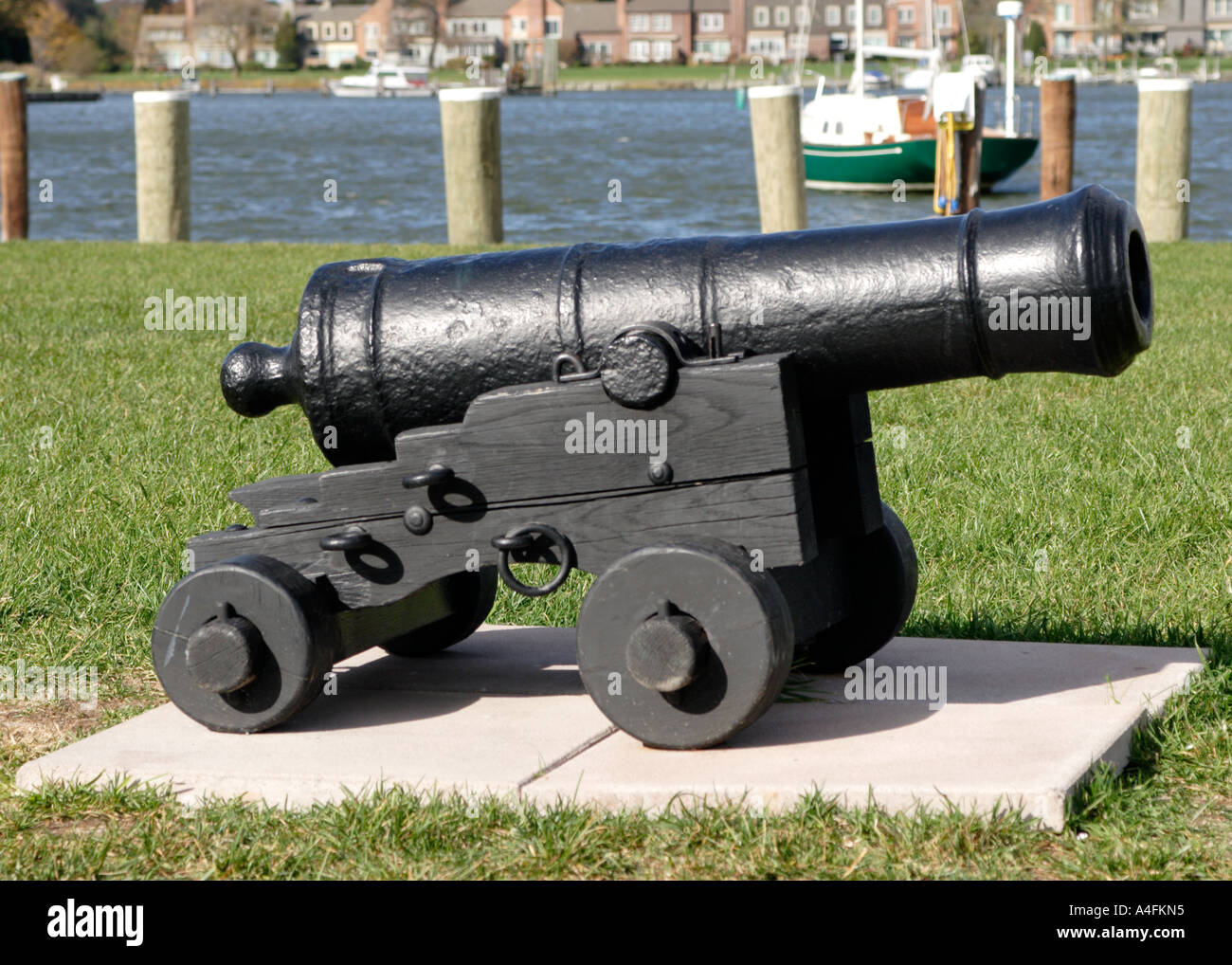 Piccolo cannone Foto Stock