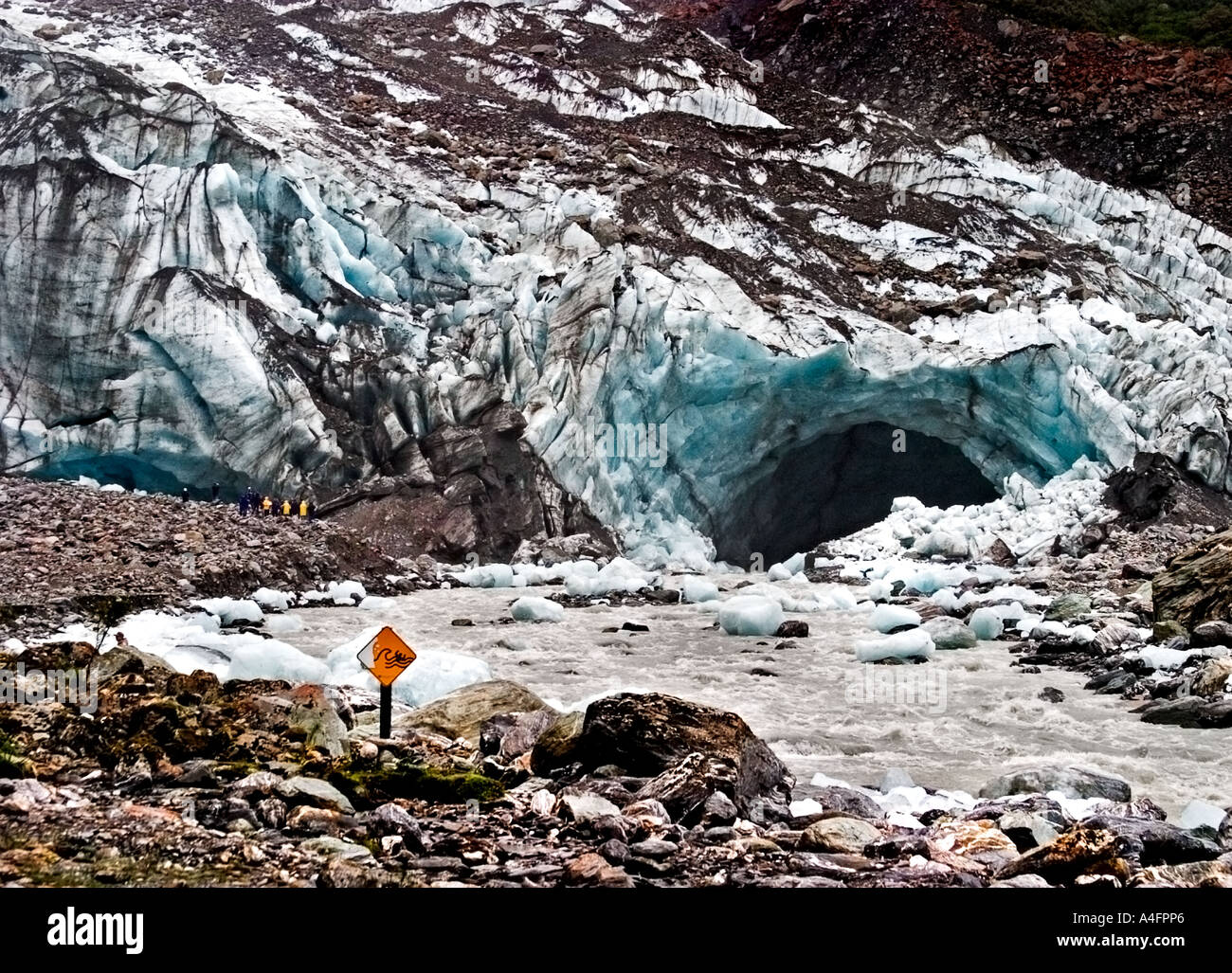 Fox Glacier, Nuova Zelanda Foto Stock