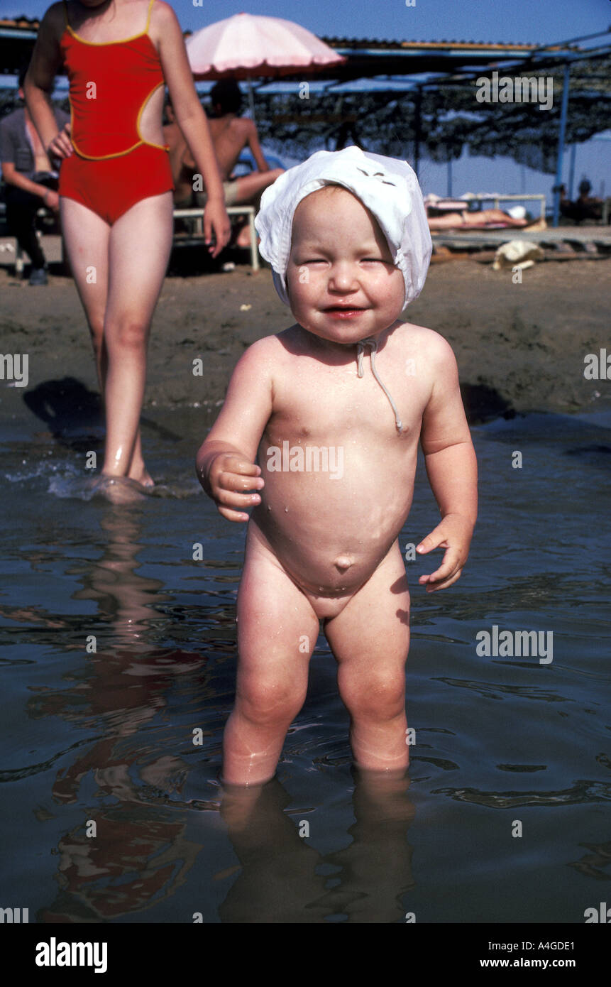 Persone neonato Bambino Foto Stock