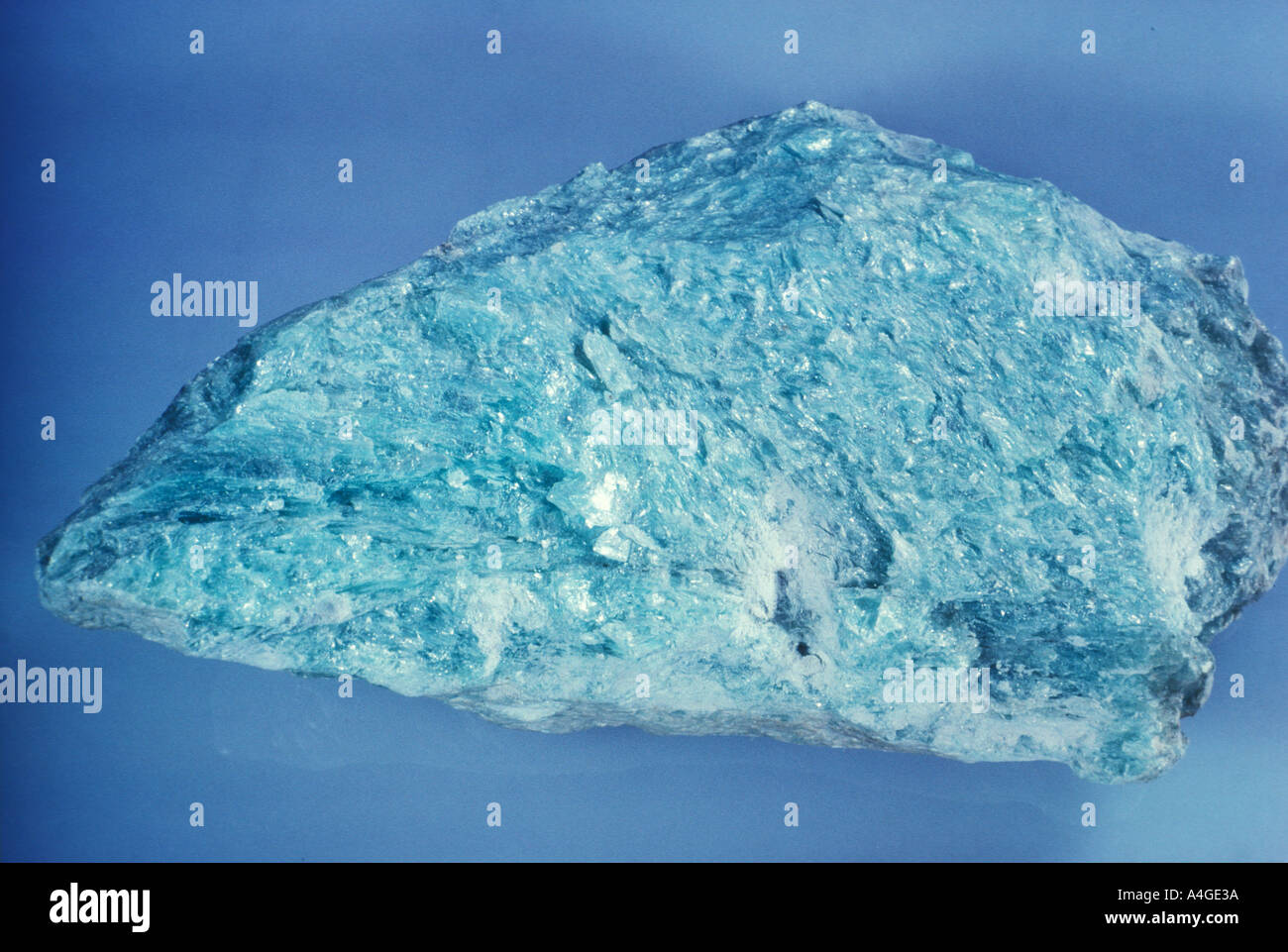 La scienza di minerale di geologia Foto Stock