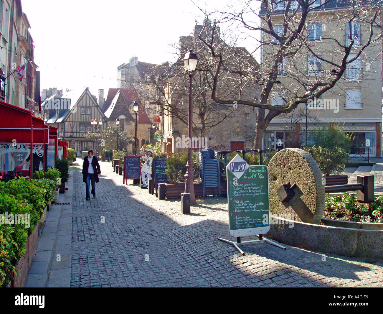 I siti turistici di Caen Calvados Normandia Francia Europa Foto Stock