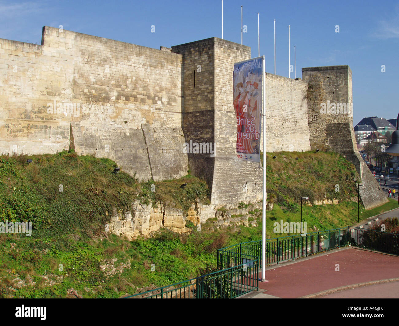 I siti turistici di Caen Calvados Normandia Francia Europa Foto Stock