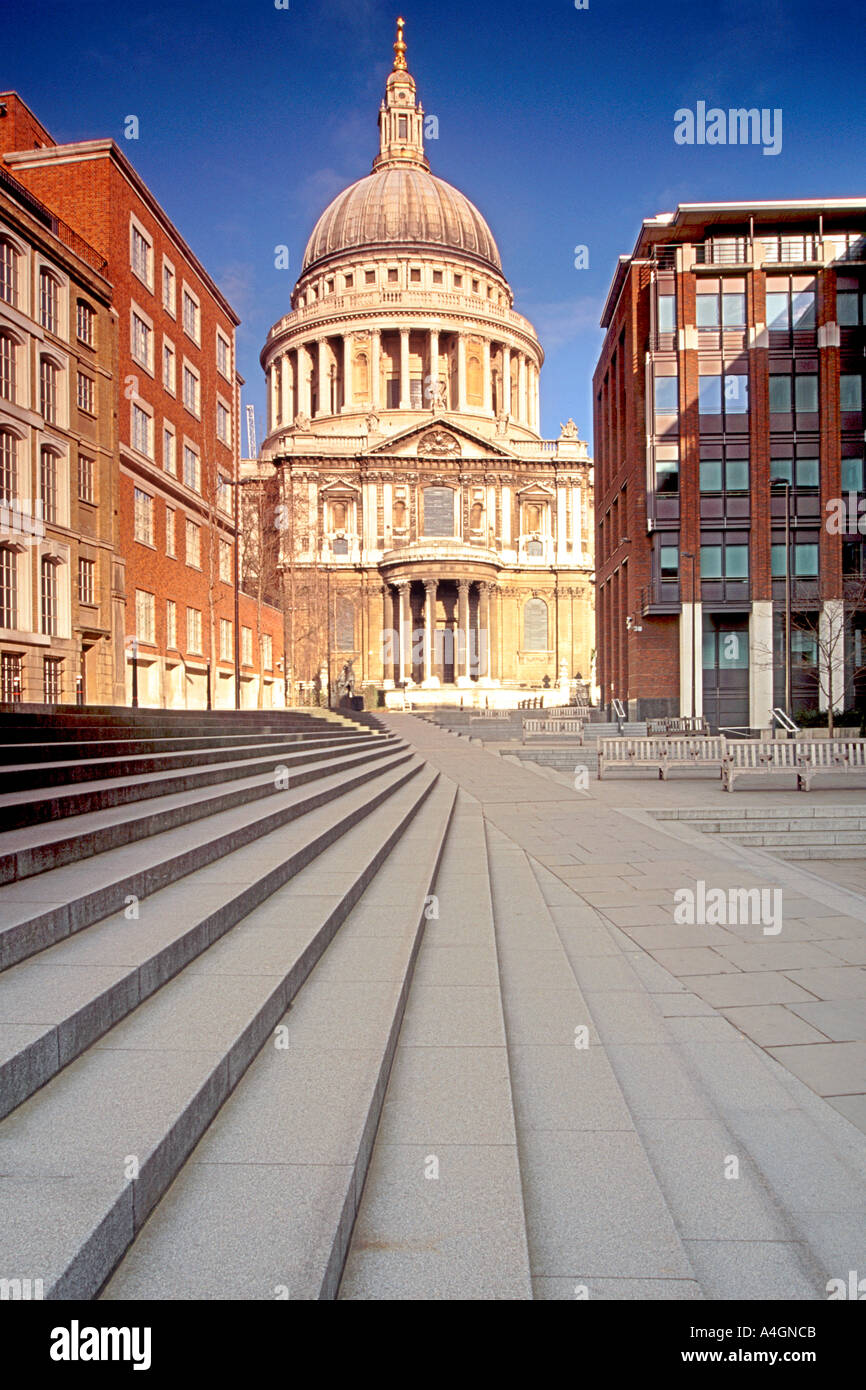 La cattedrale di san Paolo a Londra. Foto Stock